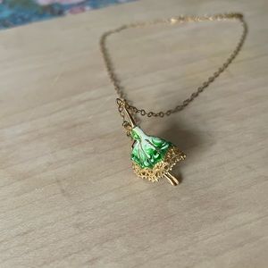 Good plated ballerina necklace. NWT